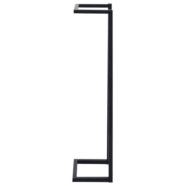 Portasciugamani da Terra Nero 25x20x95 cm Ferro - doomostore