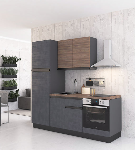 Cucina bloccata 210 Veronique con Colonna frigo hotel beb appartamenti moderni - doomostore