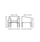 Poltrona d'attesa Alias - doomostore