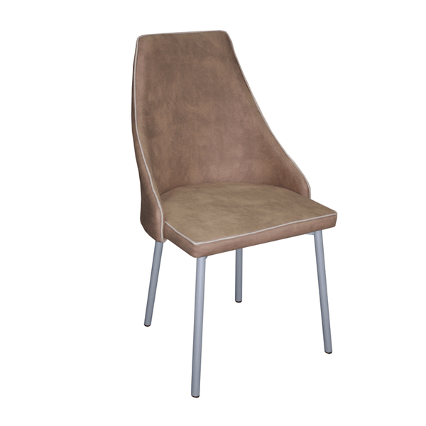 sedia imbottita in mozart gambe silver Elitte - doomostore