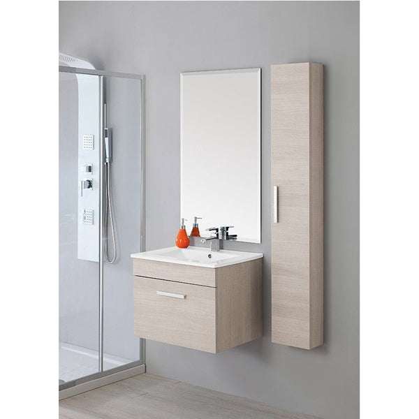 mobile bagno salvaspazio sospeso SHOW 60 L.61cm con pensile incluso - doomostore