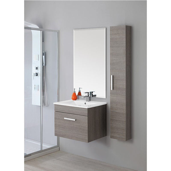 mobile bagno salvaspazio sospeso SHOW 60 L.61cm con pensile incluso - doomostore